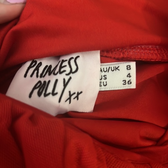 Red Mini Dress - Picture 4 of 4